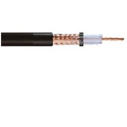 Koaxialkabel RG 214 U, 50 Ohm, schwarz - Meterware
