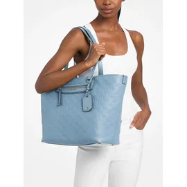 Michael Kors Jet Set Travel Shopper Leder Blue