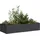 vidaXL Pflanzgefäß 200 x 80 x 40 cm Schwarz