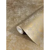 Marburg Vliestapete Uni Glimmernd Gold 10,05 m x 0,53 m