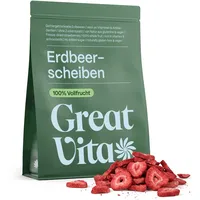 GreatVita gefriergetrocknete Erdbeerscheiben 0,25 kg