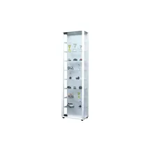 VCM Standvitrine Edana Maxi 33 x 18 x 115 cm Weiß