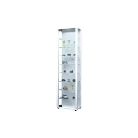 VCM Standvitrine Edana Maxi 33 x 18 x 115 cm Weiß