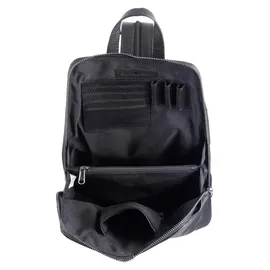GREENBURRY Fiorentina City Rucksack Leder 31 cm Schwarz