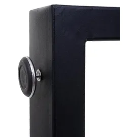 Mendler 2er-Set Tischbein HWC-H33, für Esszimmertisch Schreibtisch Tischgestell Tischkufe, Industrial 74x80cm ~ schwarz