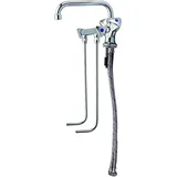 BieTal BieTal® Spülbeckenhahn Hochdruck 2 Becken mit 30 cm Unterspülung