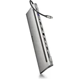 ngs Wonder Dock 12 USB-C 12 Ports), Dockingstation + USB Hub, Silber