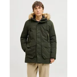 JACK & JONES JJCAMP FAUX FUR PARKA rosin 34
