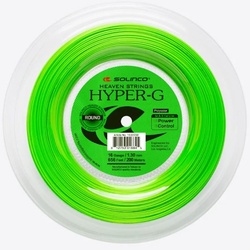 Solinco Tennissaite Hyper G Round (Haltbarkeit) grün 200m Rolle
