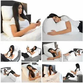 Jekatex Multikissen 60 x 30 cm Weiß
