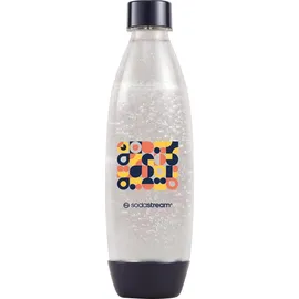 Sodastream Flasche 2X 1L Geometrie Mosaik - Orange, Gelb, Blau