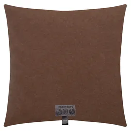 Zoeppritz Kissenbezug Soft-Fleece 40 x 40 cm Grau