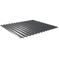 Alu-Wellblech Dach 76/18 | Profilblech | Aluminium | Beschichtung 25 μm | Stärke 0,7 mm