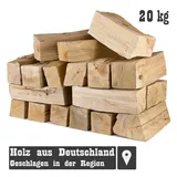 Grillmaster Kaminholz Räucherholz 10-30 kg Smoker Buche ohne Rinde Smoke 25cm Brennholz, 20 kg