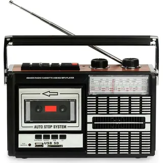 Ricatech 80er Radiorekorder PR85 - Braun