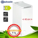 Bauknecht Waschmaschine Toplader 6kg Weiss 40cm Display Mehrfachwasserschutz
