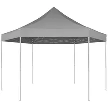 vidaXL Pop-Up Partyzelt 3,1 x 3,6 m grau