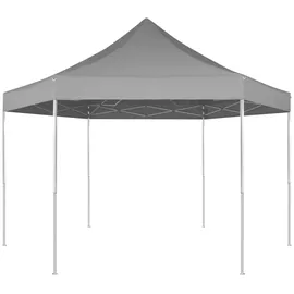 vidaXL Pop-Up Partyzelt 3,1 x 3,6 m grau