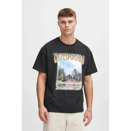 !Solid T-Shirt SOLID "T-Shirt SDHamood", Jungen, Gr. M, schwarz (true schwarz), Obermaterial: 100% Baumwolle CO., Shirts T-Shirt