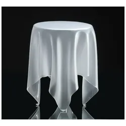 Klein & More Illusion Beistelltisch Illusion: Ø 31cm; H:45cm: | Ice | Illusion