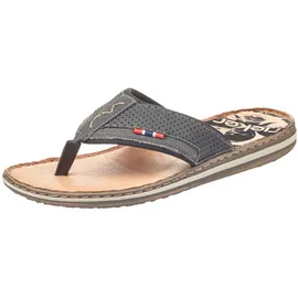 Rieker Herren 21084 Zehentrenner, Schwarz 40