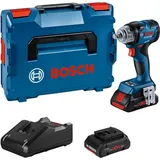 Bosch Professional GDS 18V-330 HC Akku-Schlagschrauber inkl. L-Boxx + 2 Akkus 4.0Ah