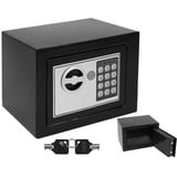 ISO TRADE Safe Möbeltresor Elektronik Zahlenschloss Dokumententresor Wand Schlüssel Geldschrank Schwarz 8799