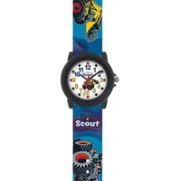 Scout Crystal 280305038 Quarz blau Armbanduhr