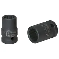 KS Tools 3/8" 12-kant-Kraft-Stecknuss, kurz, 14mm