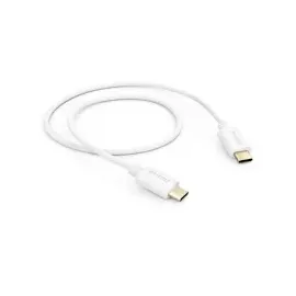 Hama Ladekabel, USB-C - USB-C, 1 m Weiß