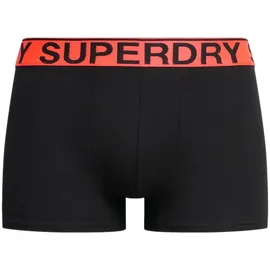 Superdry Herren 3er Pack Boxershorts Marke orange, grau, schwarz (XXL), Heimtextilien, Baumwolle