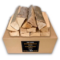 PINI Brennholz ofenfertig Buche ca. 30-33 cm für Kamin Grill Feuerschale Pizzaofen Smoker (20 kg)