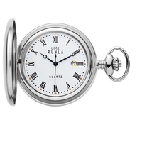 RUHLA UMR Uhrenmanufaktur Ruhla Taschenuhr mit Kette 8690-3 mit Datum  NEU