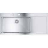 GROHE K1000 80-S 116/52 1.0 lh Einbau Becken links edelstahl