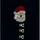 Fééric Lights and Christmas Weihnachtsmann mit Schild 24 LED bunt