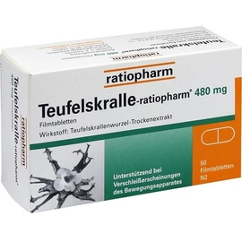 Ratiopharm Teufelskralle-ratiopharm Filmtabletten 50 St