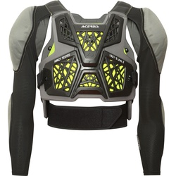 Acerbis Specktrum, Protektorenjacke Level-2 - Schwarz/Grau/Neon-Gelb - XXL