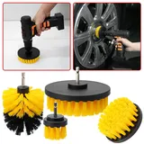 casativo Reinigungsbürsten-Set gelb/schwarz 4 St. 4 Größen