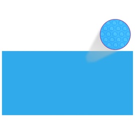 vidaXL Rechteckige Pool-Abdeckung PE Blau 450 x 220 cm