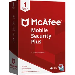 McAfee Mobile Security PLUS (Android or iOS) unbegrenzte Geräte / 1-Jahr