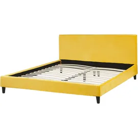 Beliani Fitou 180 x 200 cm Gelb