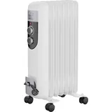 Tronitechnik TroniTechnik® Elektroheizung Ölradiator Öl-Heizung Radiator 3 Heizstufen 7 Rippen Elektrischer Heizkörper Energiesparend