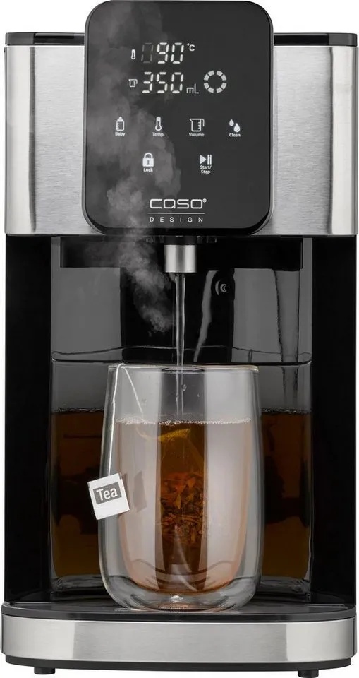 Caso Heißwasserspender 1884 HW 1660, 4 l, 2600 W schwarz|silberfarben