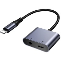 Joyroom SY-L01 Lightning to 3.5mm / 3,5-mm-Miniklinken-DAC-Adapter 2in1 –