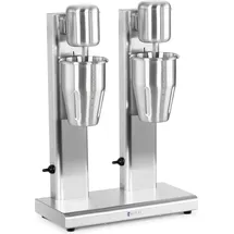 Royal Catering Milchshaker doppelt 2 x 1 l 15.000 U/min Edelstahl Standmixer Hochleistungsmixer