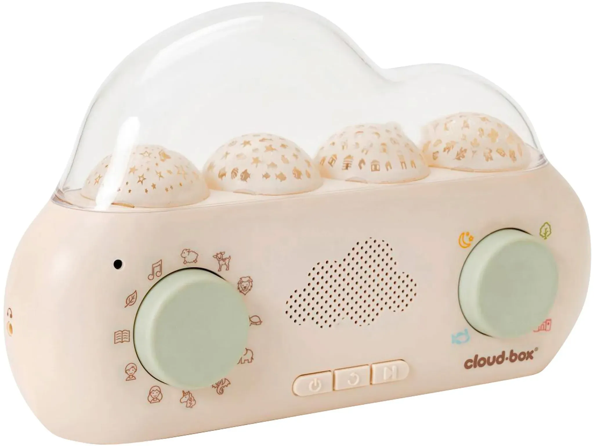 Cloud B Box Hörspielbox mit Lichtprojektor, beige