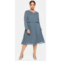 sheego Abendkleid Blau 44