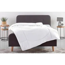Microfaserbettdecke MY HOME "Microlux, Bettdecke 135x200 cm, 155x220 cm, 200x200 cm", weiß, B:155cm L:220cm, Obermaterial: 100% Polyester. Bezug: 100% Polyester. Füllung: 100% Polyester, Bettdecken, Bettdecken in 4 Farben, Sommer, Winter, 4 Jahreszeiten, Decke