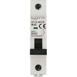 Sygonix SY-6440886 SYG-MCB 1P/B32/6KA Leitungsschutzschalter 1polig 32 A 240 V/AC