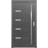 Sicherheits-Haustür Thermospace Oslo Prime RC2 Komfort Anthrazit 100 x 210 cm R